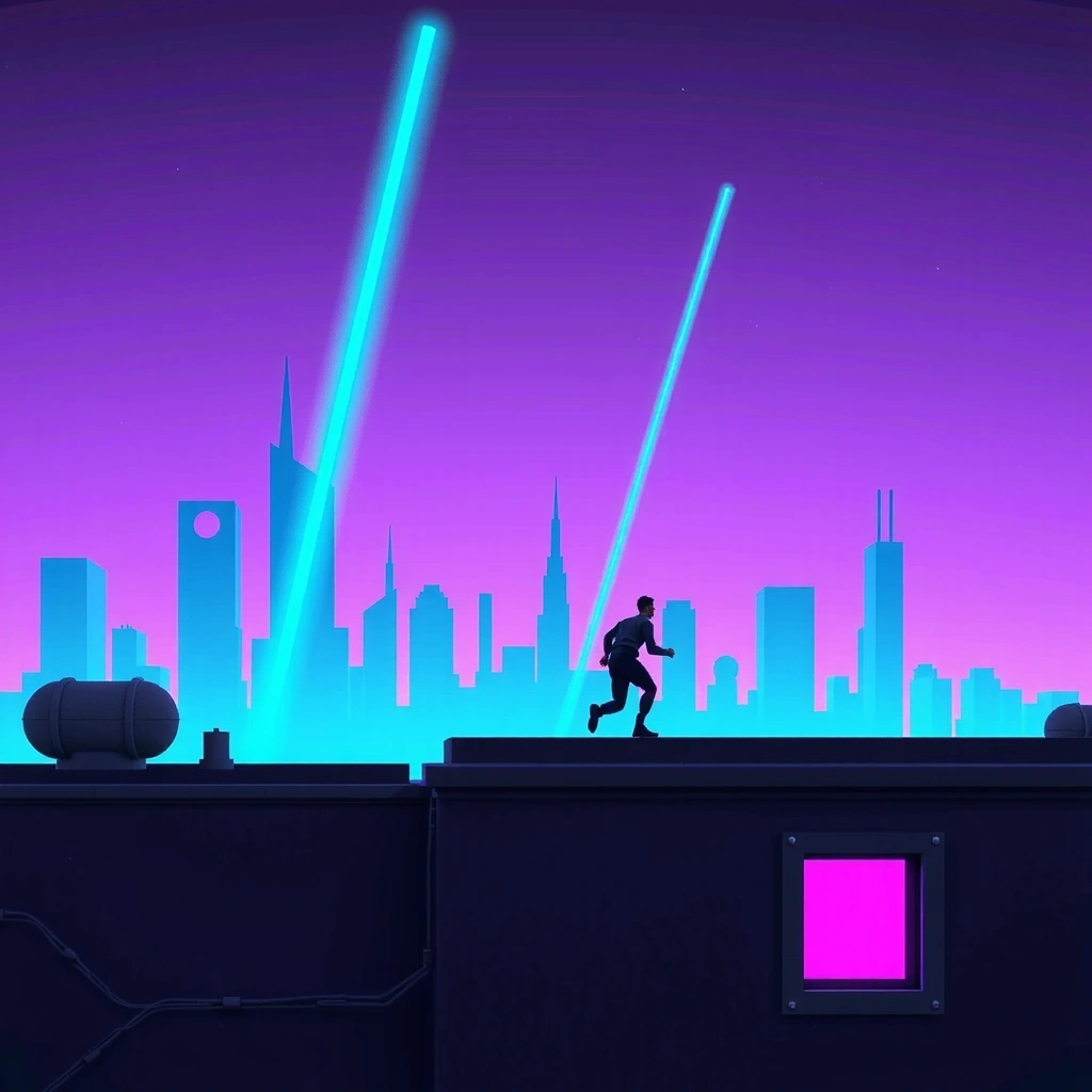 Cyber Runner game screenshot