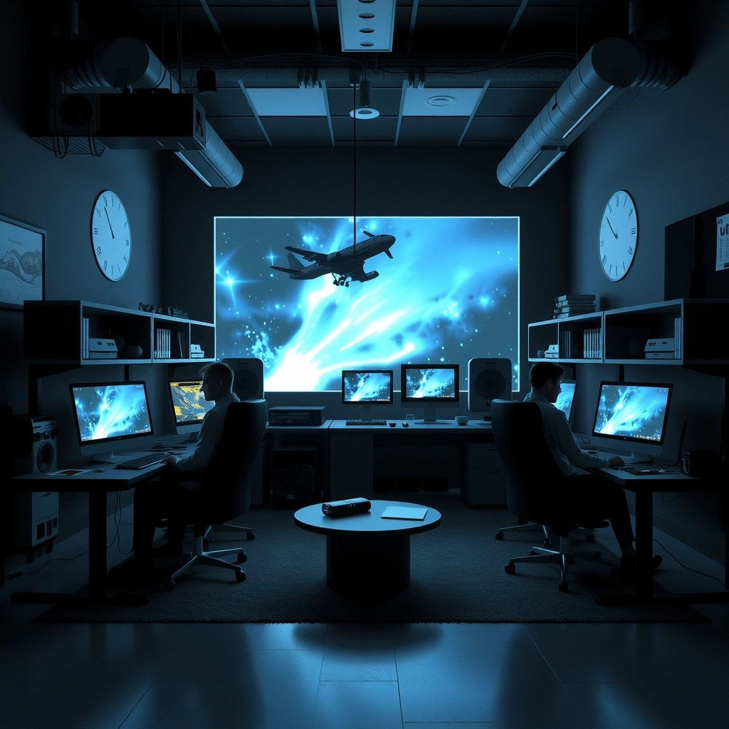 Early office setup in 2009